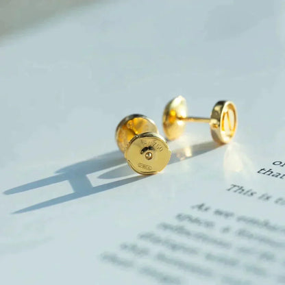 [Windsor Jewelry]LOVE EARRINGS GOLD 10MM