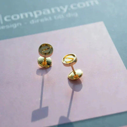 [Windsor Jewelry]LOVE EARRINGS GOLD 10MM
