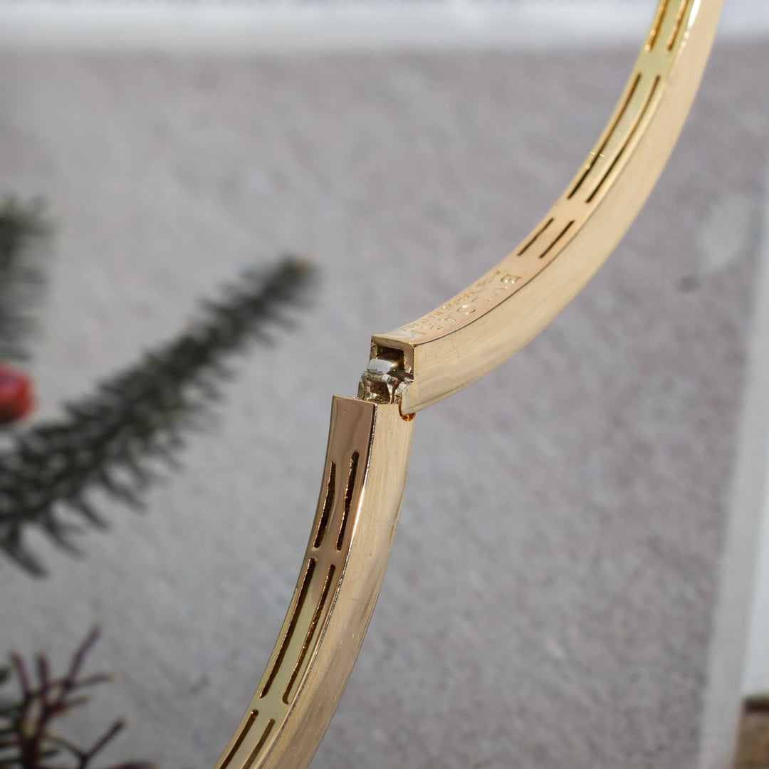 [Windsor Jewelry]SERPENTI BRACELET PINK GOLD DIAMOND DOUBLE SNAKE