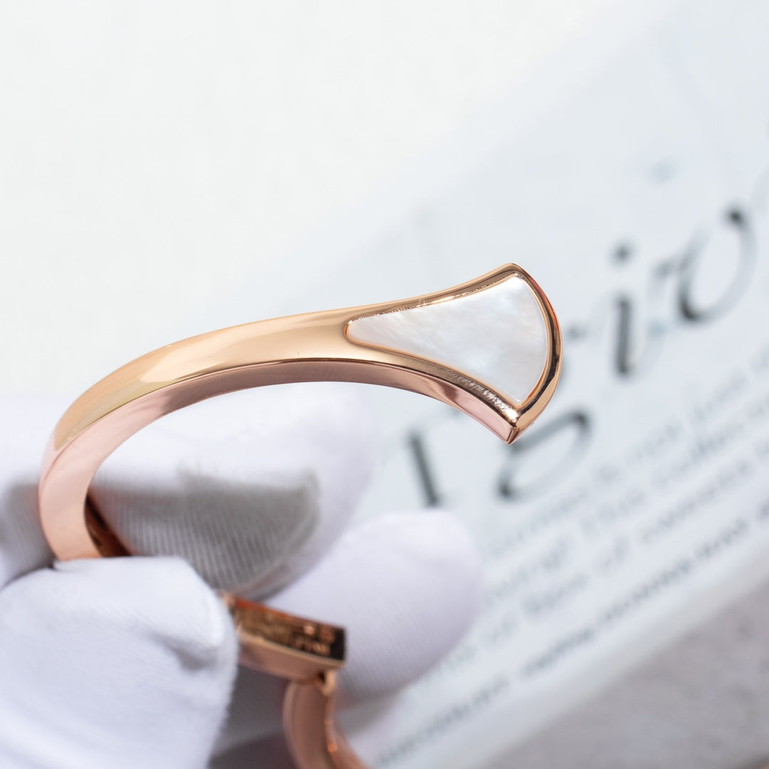 [Windsor Jewelry]DREAM BRACELET OPEN PINK GOLD MOP