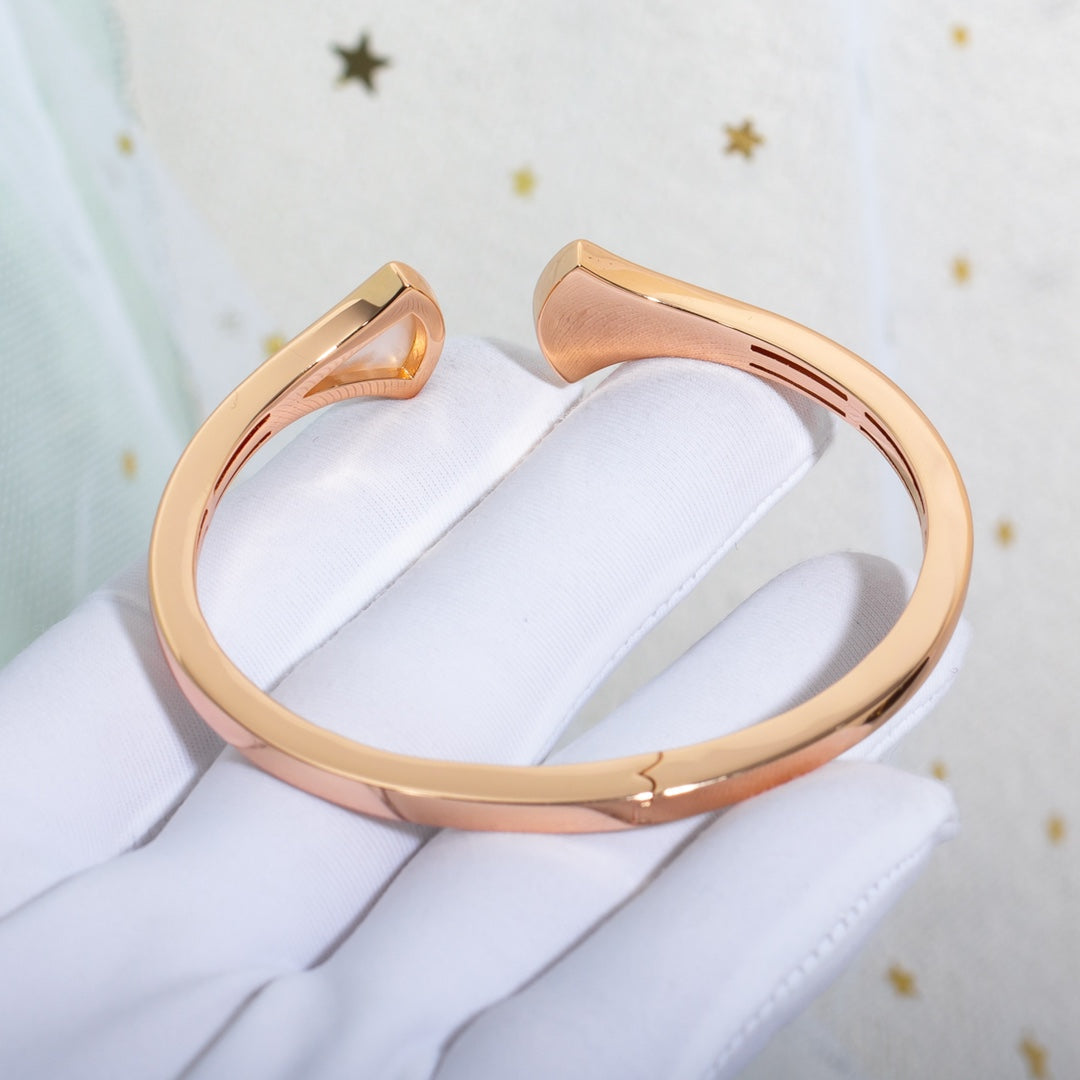 [Windsor Jewelry]DREAM BRACELET OPEN PINK GOLD MOP DIAMOND