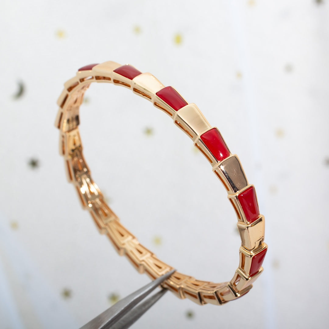 [Windsor Jewelry]SERPENTI BRACELET PINK GOLD RUBELLITE