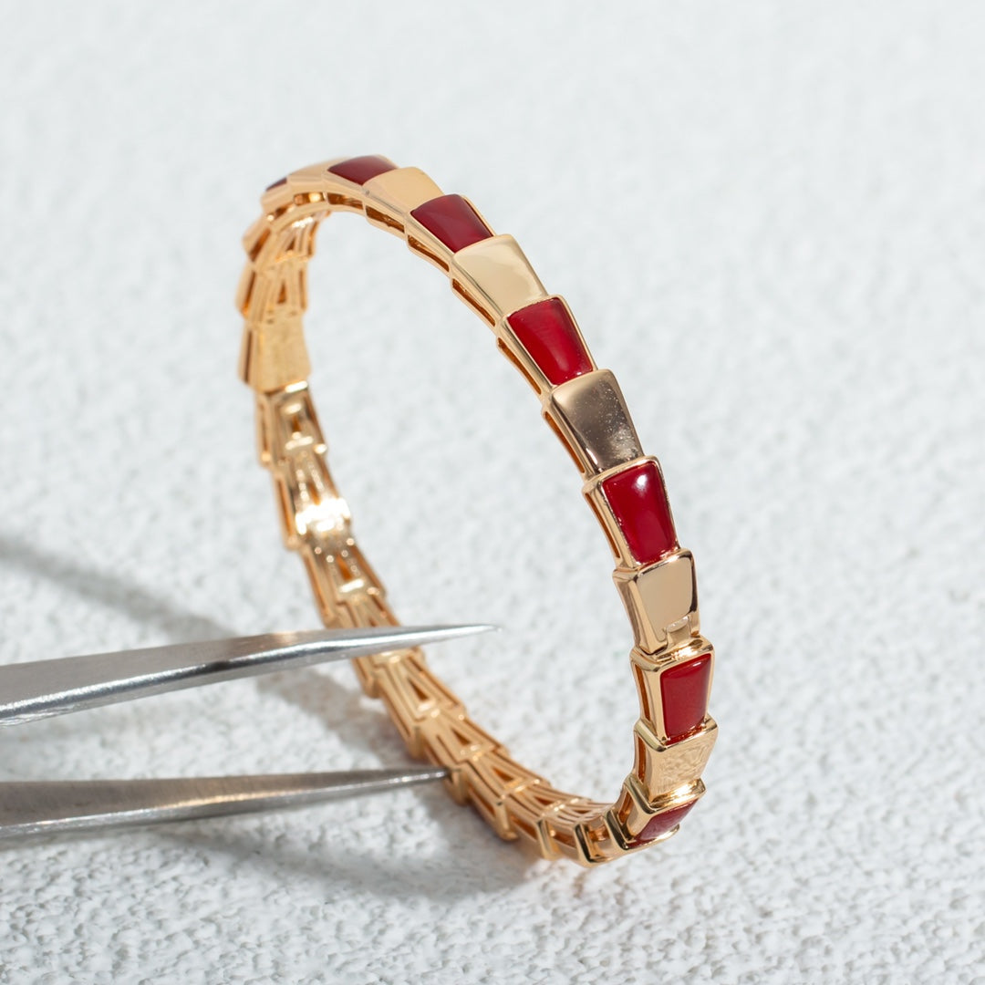 [Windsor Jewelry]SERPENTI BRACELET PINK GOLD RUBELLITE