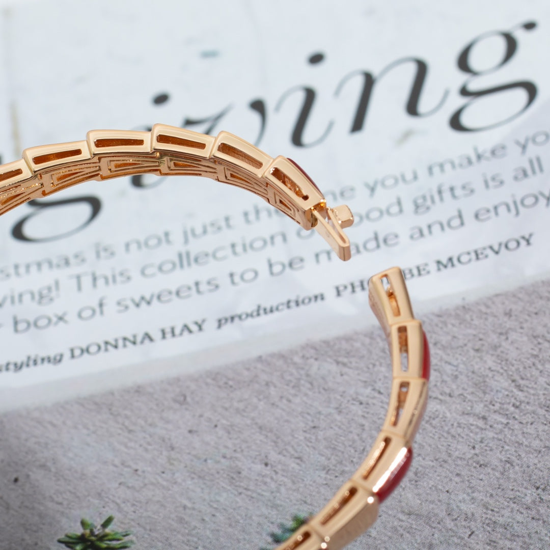 [Windsor Jewelry]SERPENTI BRACELET PINK GOLD RUBELLITE