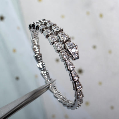 [Windsor Jewelry]SERPENTI BRACELET 6MM SILVER DIAMOND