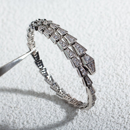 [Windsor Jewelry]SERPENTI BRACELET 6MM SILVER DIAMOND