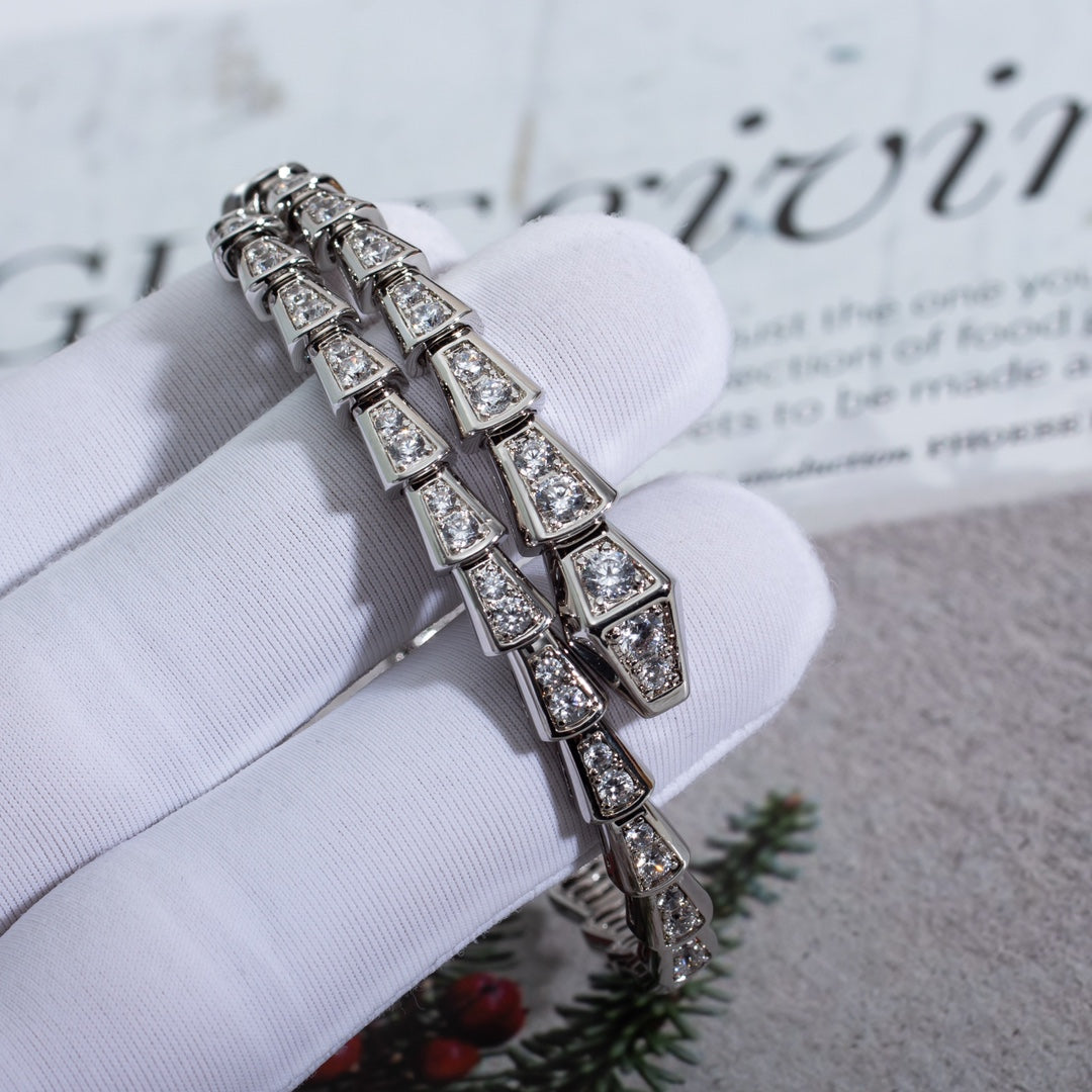 [Windsor Jewelry]SERPENTI BRACELET 6MM SILVER DIAMOND