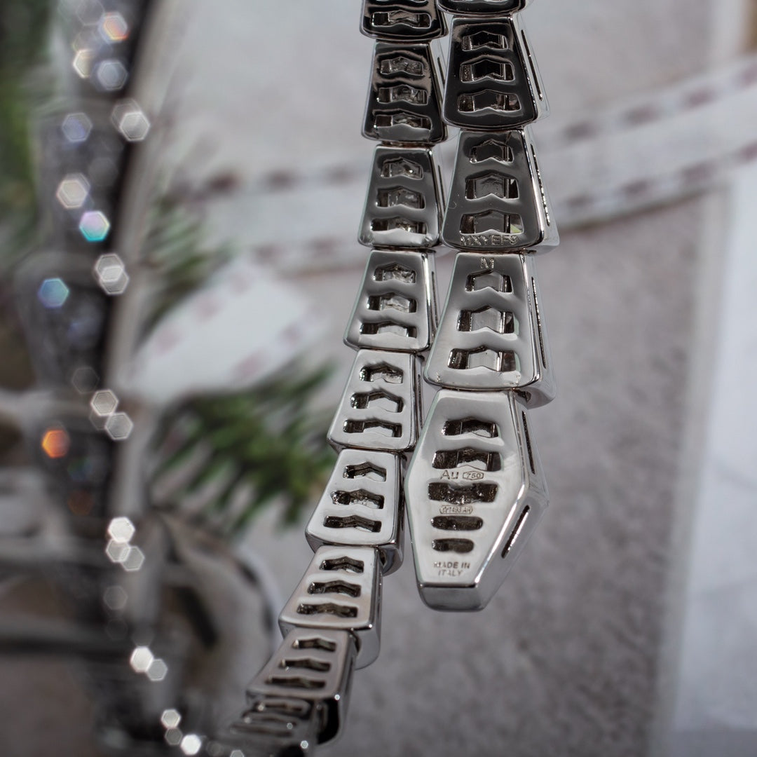 [Windsor Jewelry]SERPENTI BRACELET 6MM SILVER DIAMOND