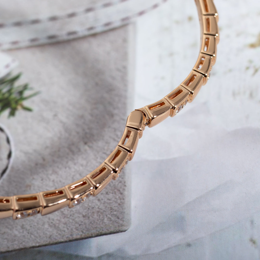 [Windsor Jewelry]SERPENTI SMALL BRACELET PINK GOLD DIAMOND