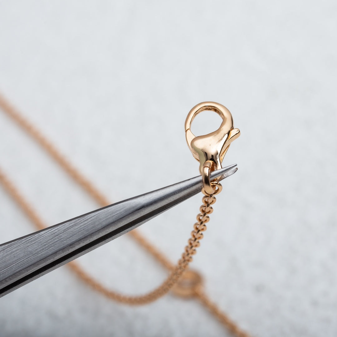 [Windsor Jewelry]PARENTESI NECKLACE PINK GOLD