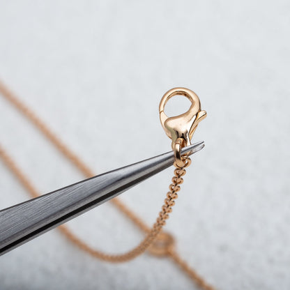 [Windsor Jewelry]PARENTESI NECKLACE PINK GOLD