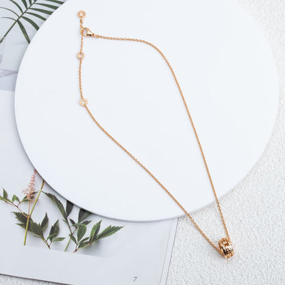 [Windsor Jewelry]PARENTESI NECKLACE PINK GOLD