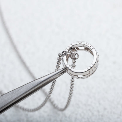 [Windsor Jewelry]PARENTESI NECKLACE SILVER