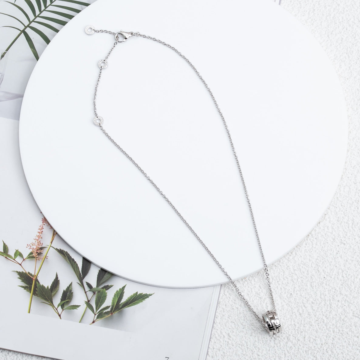 [Windsor Jewelry]PARENTESI NECKLACE SILVER