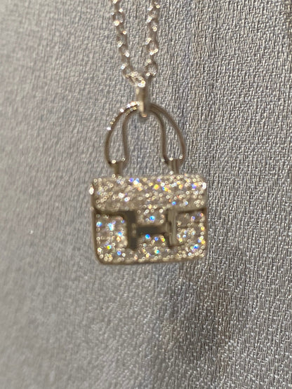 [Windsor Jewelry]CONSTANCE PEDANT DIAMOND NECKLACE