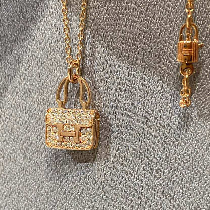 [Windsor Jewelry]CONSTANCE PEDANT DIAMOND NECKLACE