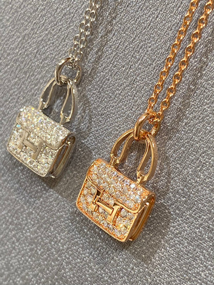 [Windsor Jewelry]CONSTANCE PEDANT DIAMOND NECKLACE