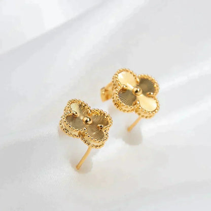 [Windsor Jewelry]CLOVER MEDIUM 1 MOTIFS LASER EARRINGS