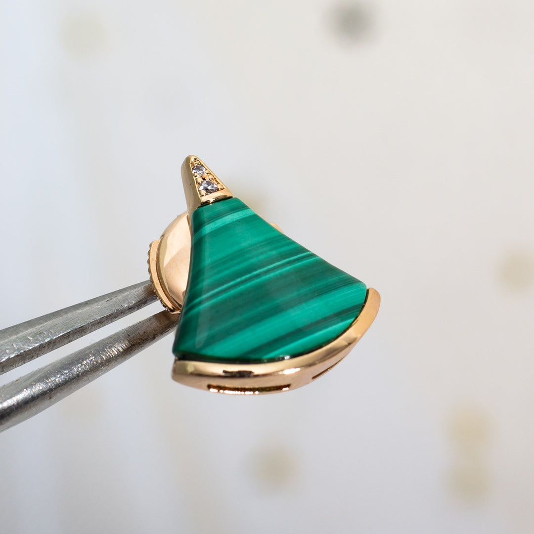 [Windsor Jewelry]DIVAS DREAM EARRINGS PINK GOLD