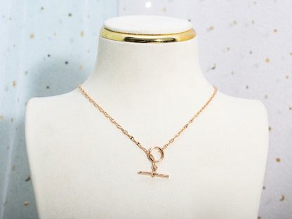 [Windsor Jewelry]ECHAPPEE NECKLACE PINK GOLD