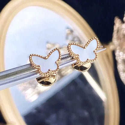 [Windsor Jewelry]SWEET BUTTERFLY MOP EARSTUDS