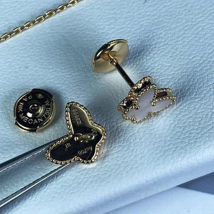 [Windsor Jewelry]SWEET BUTTERFLY MOP EARSTUDS
