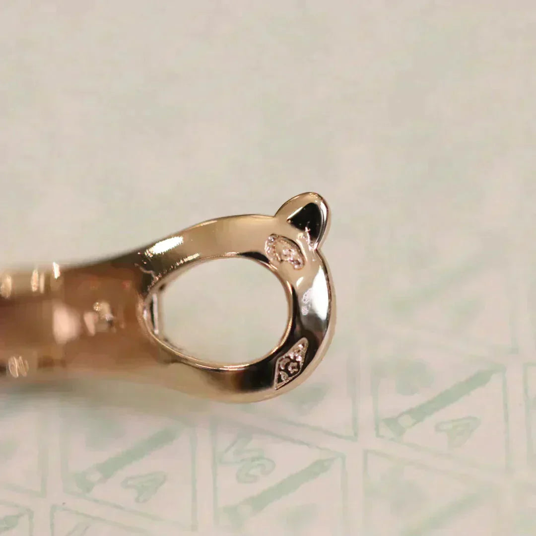 [Windsor Jewelry]CLOVER MEDIUM 1 MOTIFS FUll DIAMOND EARRINGS
