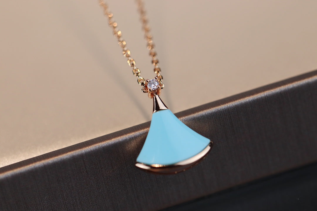 [Windsor Jewelry]DREAM NECKLACE TURQUOISE PINK GOLD