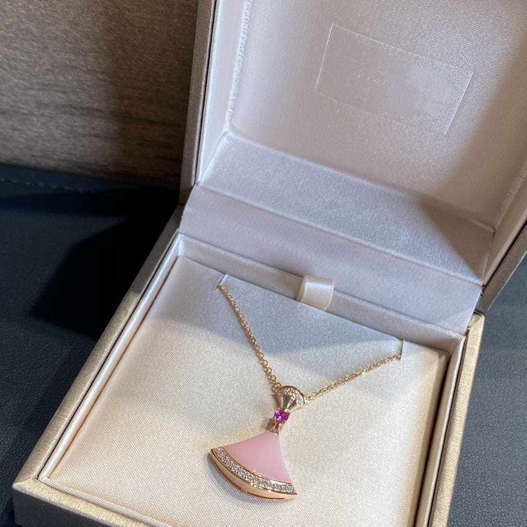 [Windsor Jewelry]DREAM NECKLACE PINK OPAL