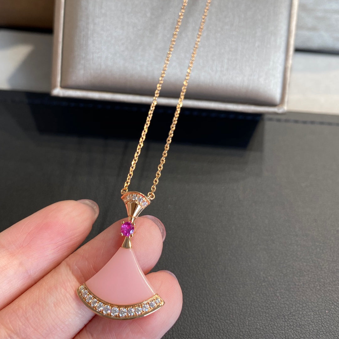 [Windsor Jewelry]DREAM NECKLACE PINK OPAL