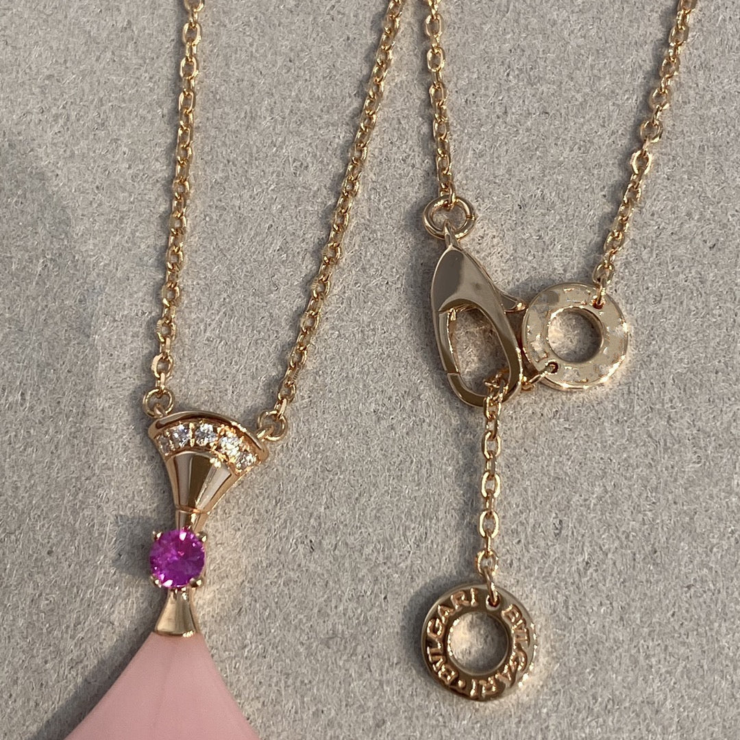 [Windsor Jewelry]DREAM NECKLACE PINK OPAL