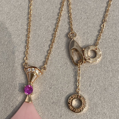 [Windsor Jewelry]DREAM NECKLACE PINK OPAL