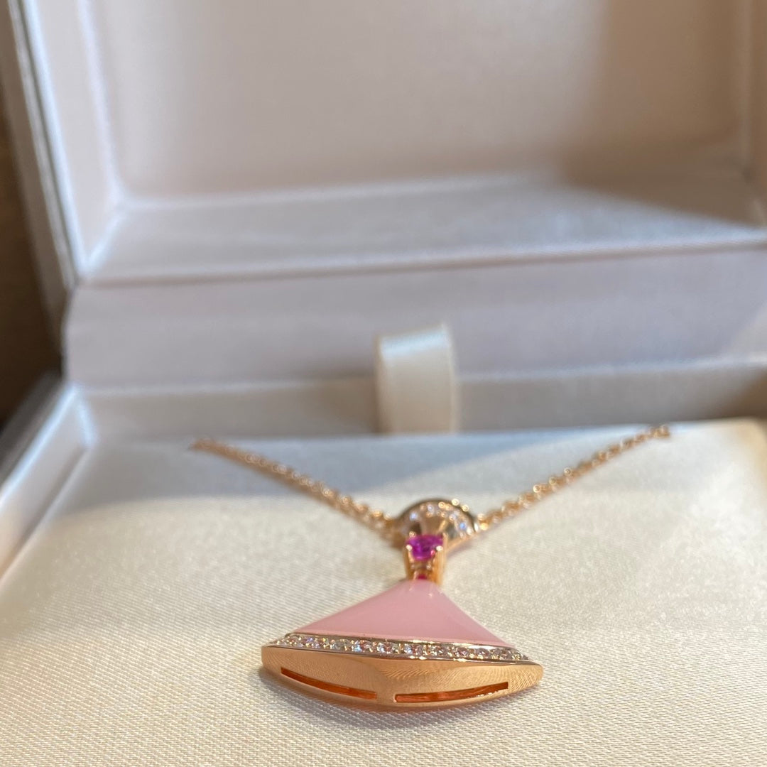 [Windsor Jewelry]DREAM NECKLACE PINK OPAL