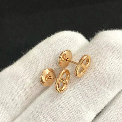 [Windsor Jewelry]CHAINE SMALL EARRINGS GOLD AND SILVER