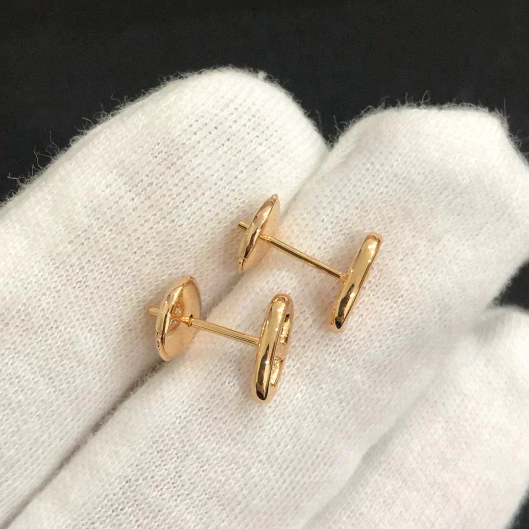 [Windsor Jewelry]CHAINE SMALL EARRINGS GOLD AND SILVER