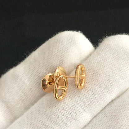 [Windsor Jewelry]CHAINE SMALL EARRINGS GOLD AND SILVER