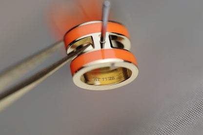[Windsor Jewelry]MINI POP H EARRINGS ORANGE