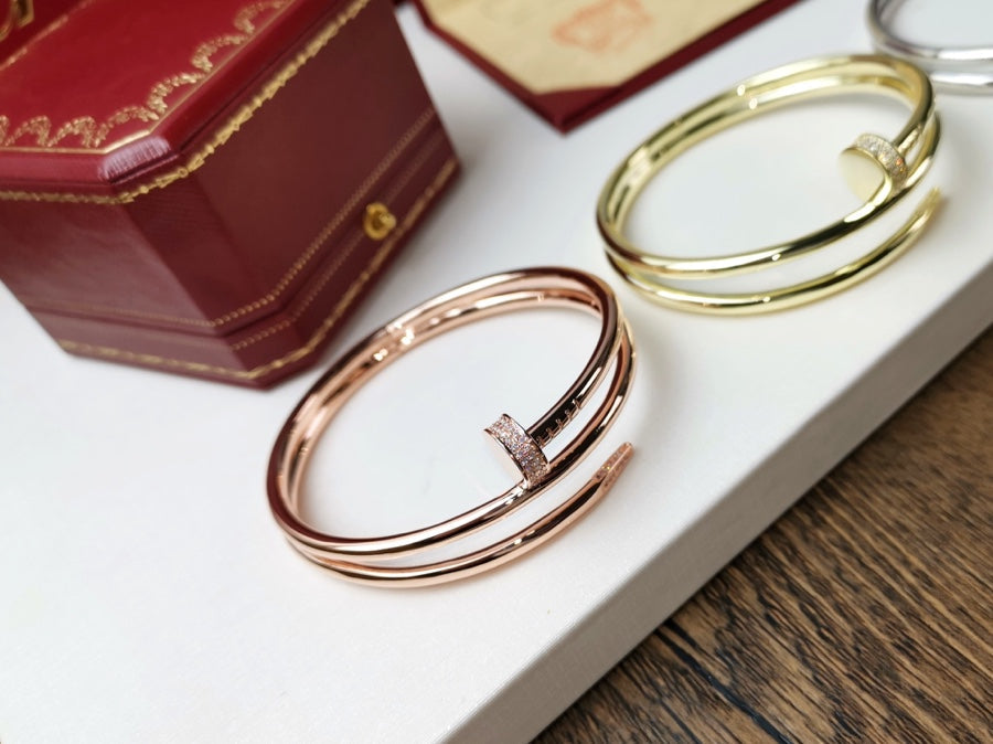 [Windsor Jewelry]JUSTE BRACELET 3.5MM DOUBLE ROW DIAMOND