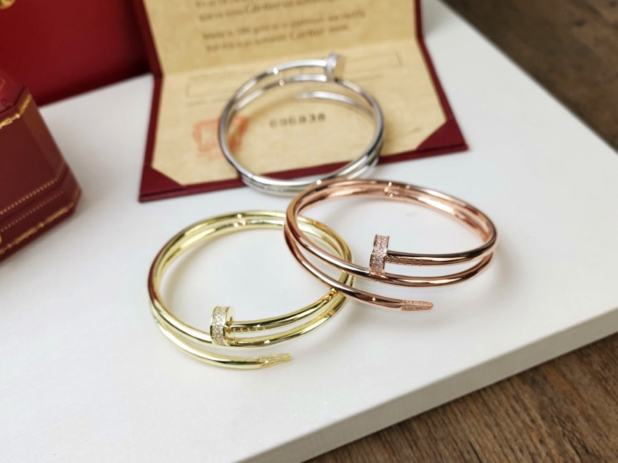 [Windsor Jewelry]JUSTE BRACELET 3.5MM DOUBLE ROW DIAMOND