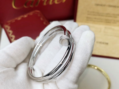 [Windsor Jewelry]JUSTE BRACELET 3.5MM DOUBLE ROW DIAMOND