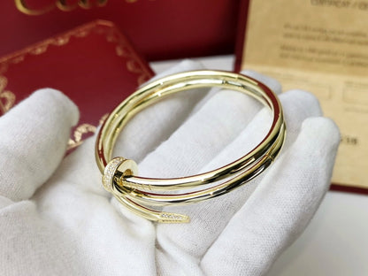 [Windsor Jewelry]JUSTE BRACELET 3.5MM DOUBLE ROW DIAMOND
