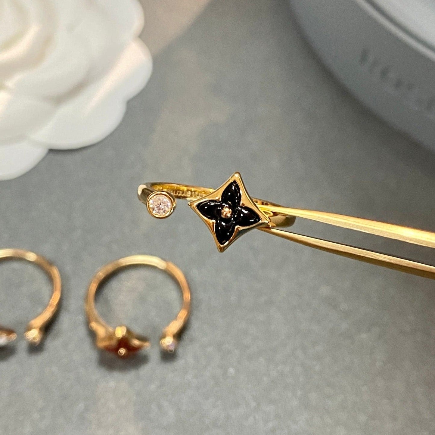 [Windsor Jewelry]STAR 1 DIAMOND OPEN RING