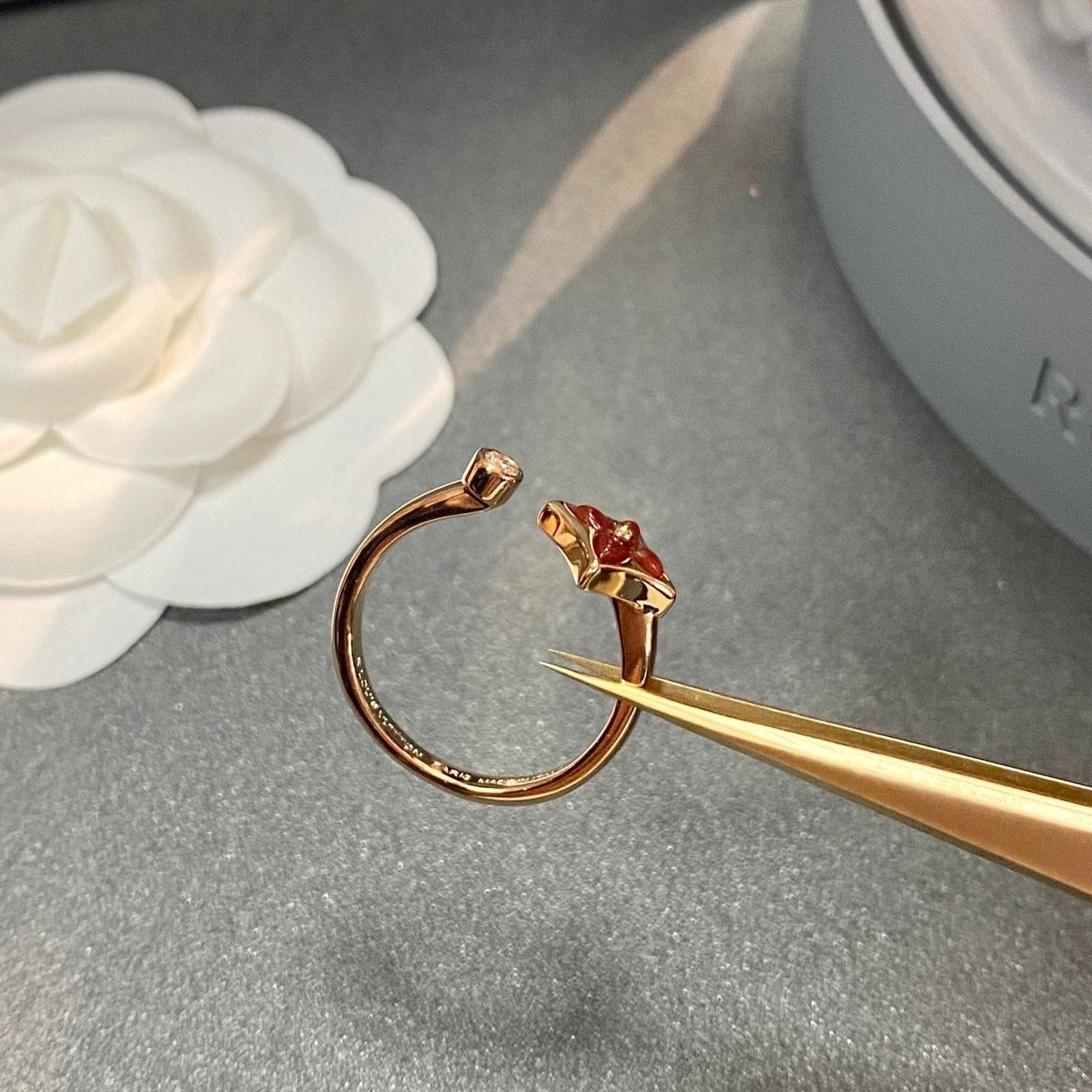 [Windsor Jewelry]STAR 1 DIAMOND OPEN RING