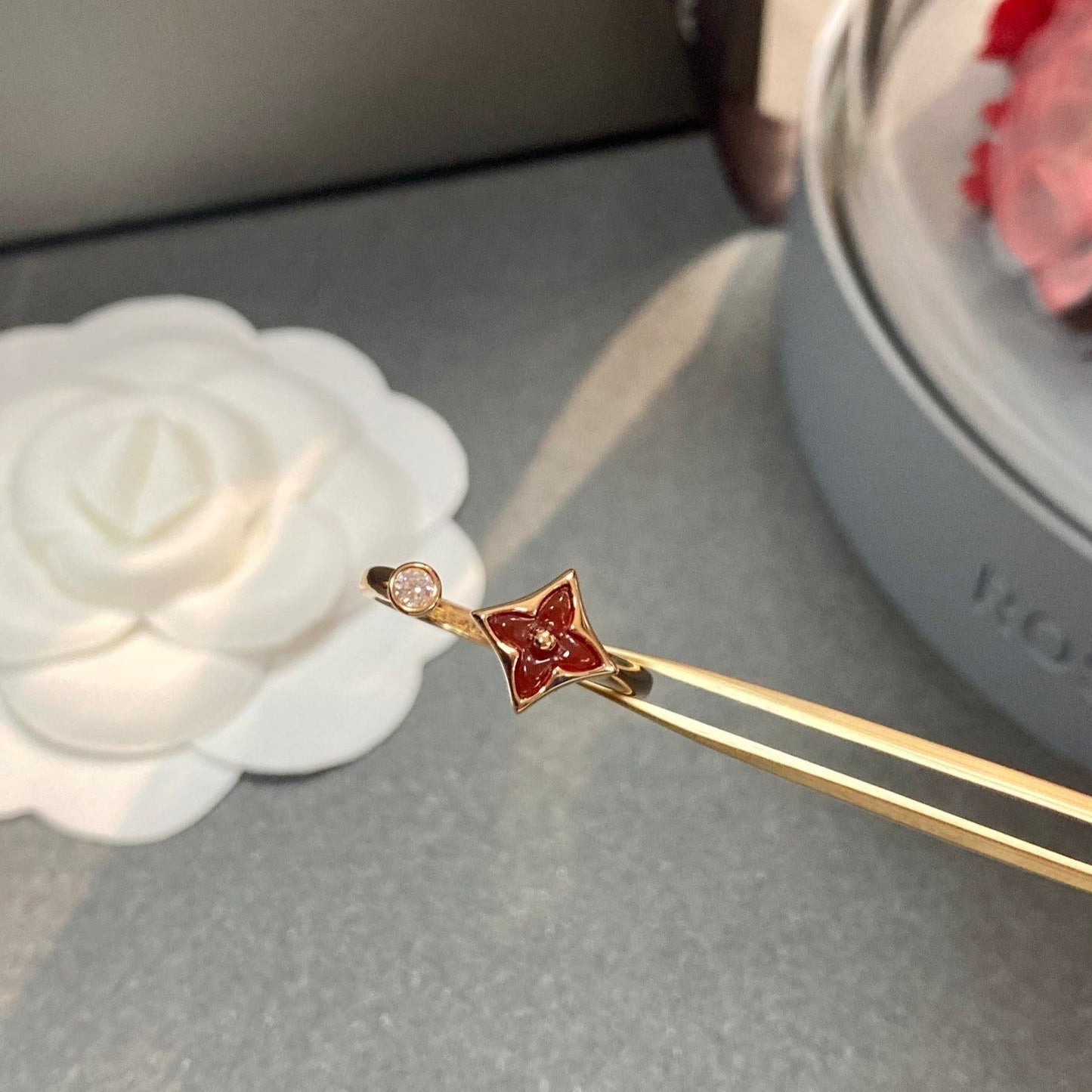 [Windsor Jewelry]STAR 1 DIAMOND OPEN RING