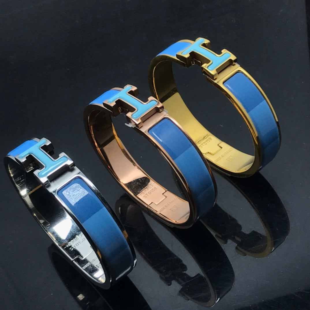 [Windsor Jewelry]H BRACELET BLUE RAINBOW CERAMIC