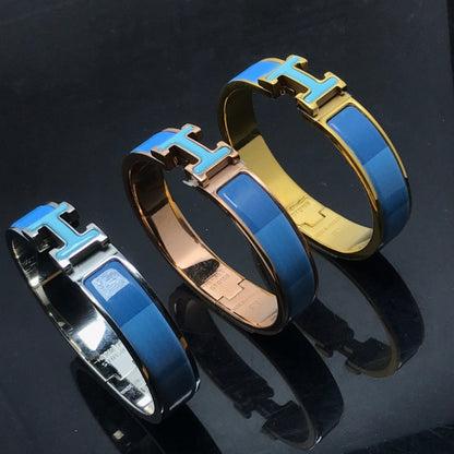 [Windsor Jewelry]H BRACELET BLUE RAINBOW CERAMIC