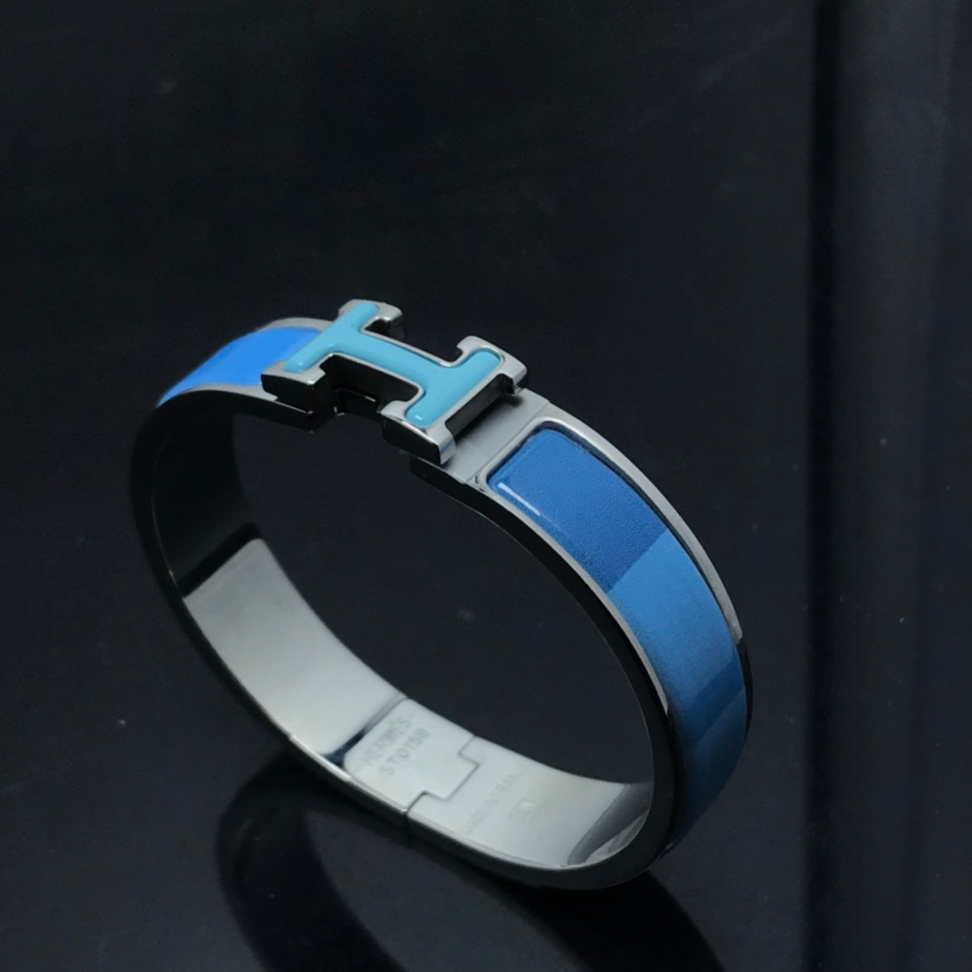 [Windsor Jewelry]H BRACELET BLUE RAINBOW CERAMIC