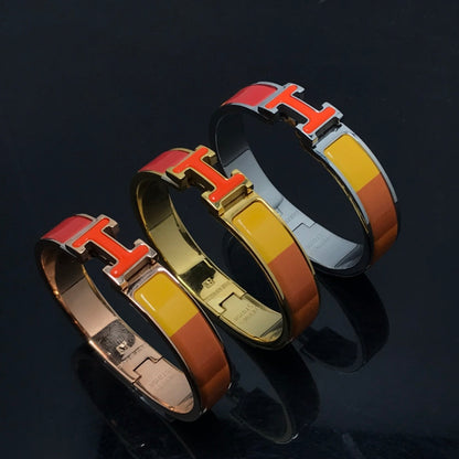 [Windsor Jewelry]H BRACELET ORANGE RAINBOW CERAMIC