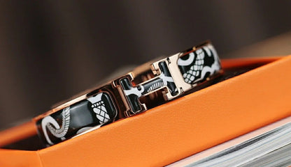 [Windsor Jewelry]H TARTAN BRACELET 12MM