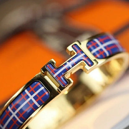 [Windsor Jewelry]H TARTAN BRACELET 12MM